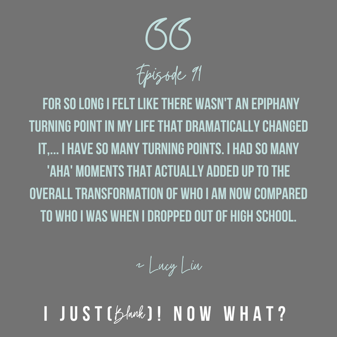 I Just (Dropped Out of High School)! Now What? With Lucy Liu